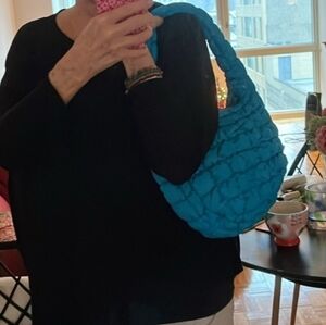 COS Stylish Blue Quilted Women's Bag